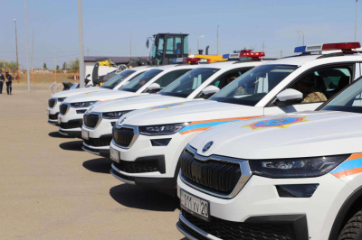Новую спецтехнику передали в ДЧС области Ұлытау
