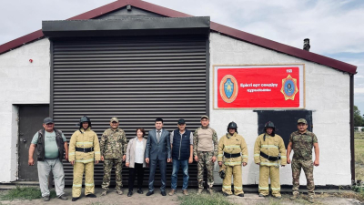 В Акмолинской области открыли новые пункты пожаротушения