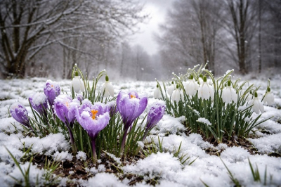 Битва весны и зимы: в Центральную Россию идет волна холода, снега и ледяных дождей