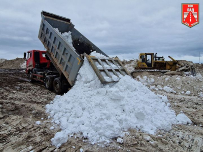 ПАД с начала года вывез из Челнов 15 девятиэтажек снега