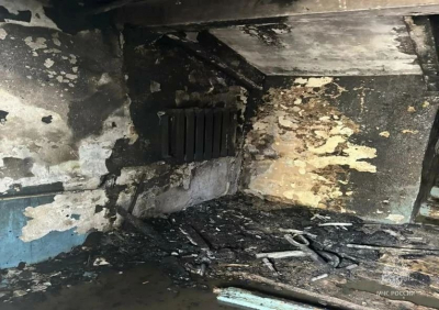 Двух детей спасли из пожара в Альметьевске
