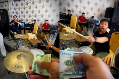 Певца ограбил гость на свадьбе (ВИДЕО)