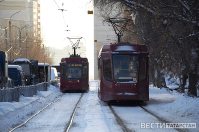 В Казани временно приостановлено движение трамваев № 5, 5а и 7