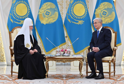 Казахстан и Россия укрепляют духовные связи: встреча Токаева и Патриарха Кирилла